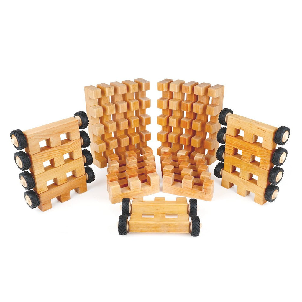 Bauspiel Big Wheel Kit 30 pcs - vendor-unknown - Honeybee Toys