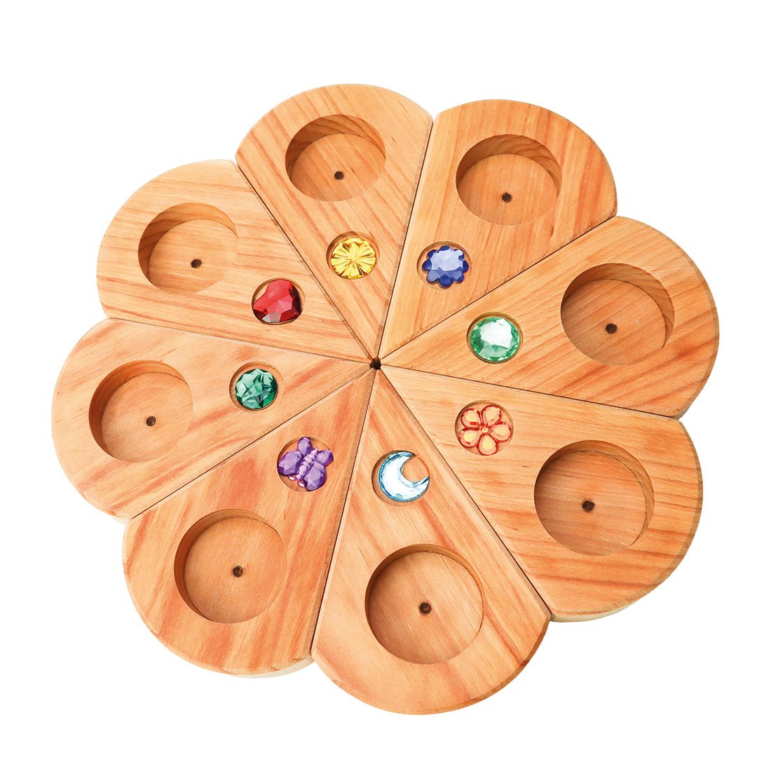 Bauspiel Birthday Wreath Natural - Honeybee Toys - Honeybee Toys
