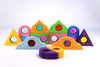 Bauspiel Fairytale Window Colourful 12 pieces - vendor-unknown - Honeybee Toys