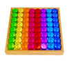 Bauspiel Lucent Cylinders 64 pieces - vendor-unknown - Honeybee Toys