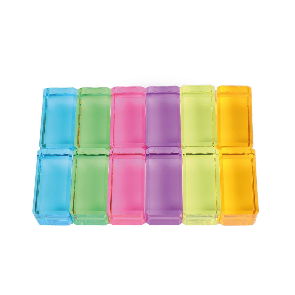 Bauspiel Luminous Blocks Pastel - vendor-unknown - Honeybee Toys
