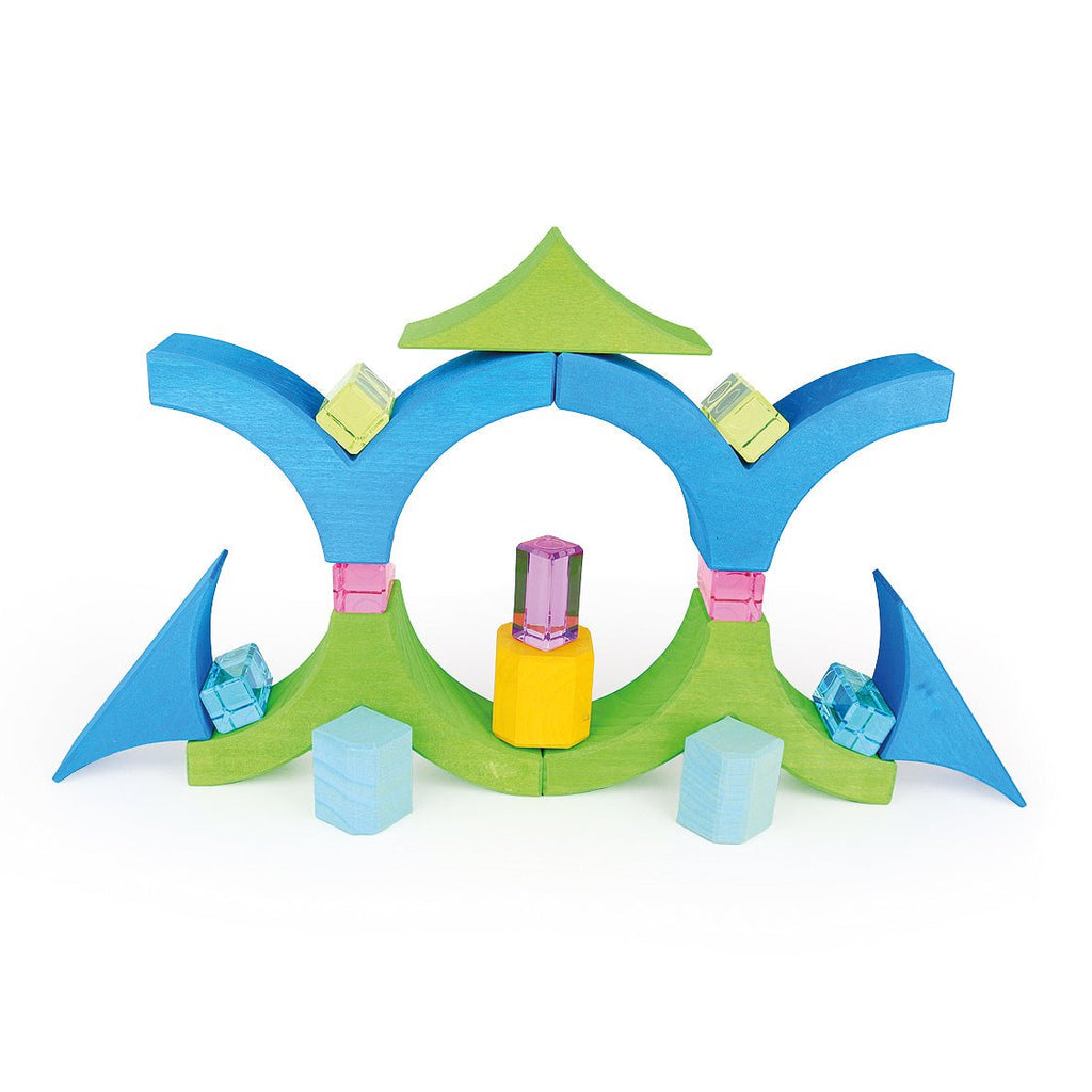 Bauspiel Luminous Blocks Pastel - vendor-unknown - Honeybee Toys