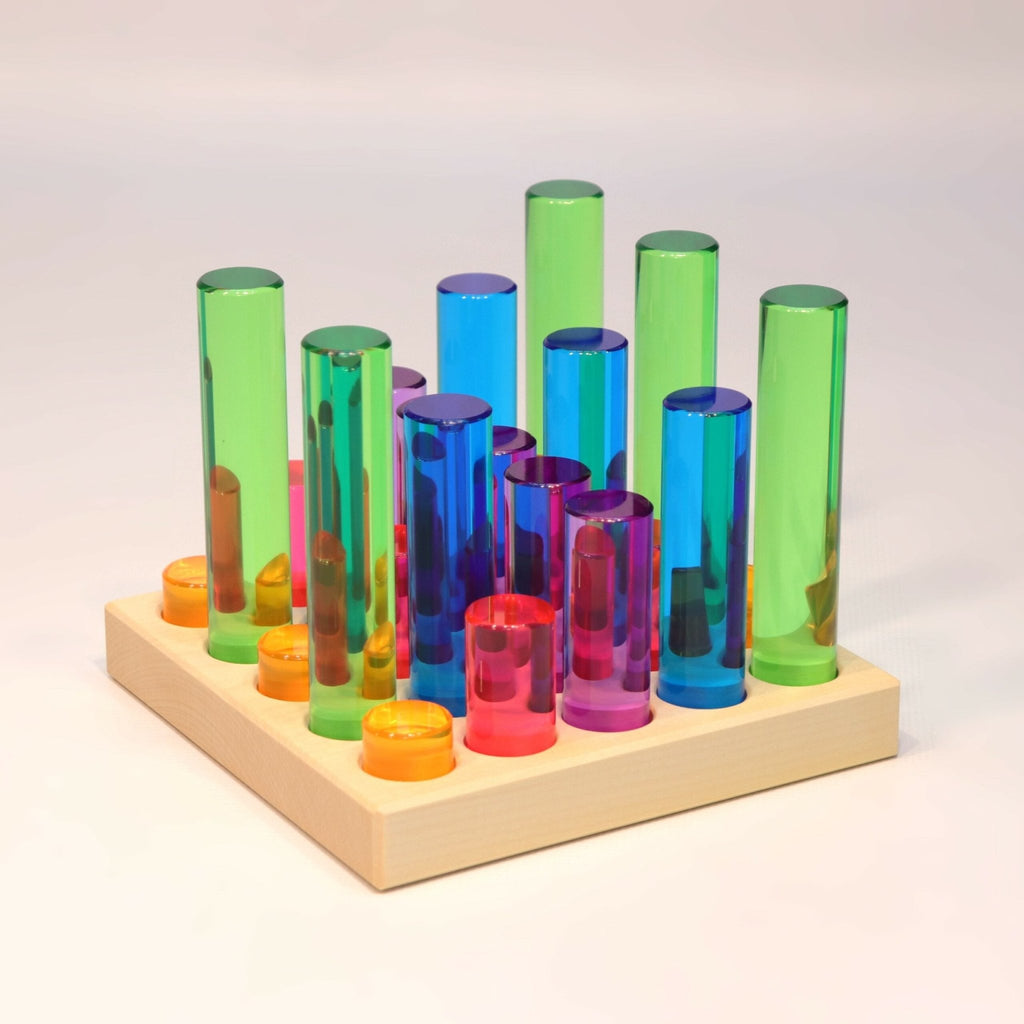 Bauspiel Luminous Pillars - vendor-unknown - Honeybee Toys