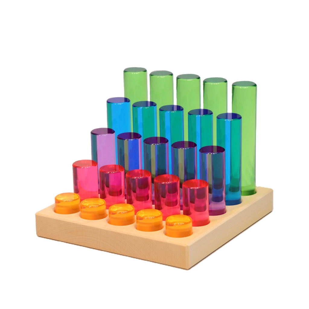 Bauspiel Luminous Pillars - vendor-unknown - Honeybee Toys