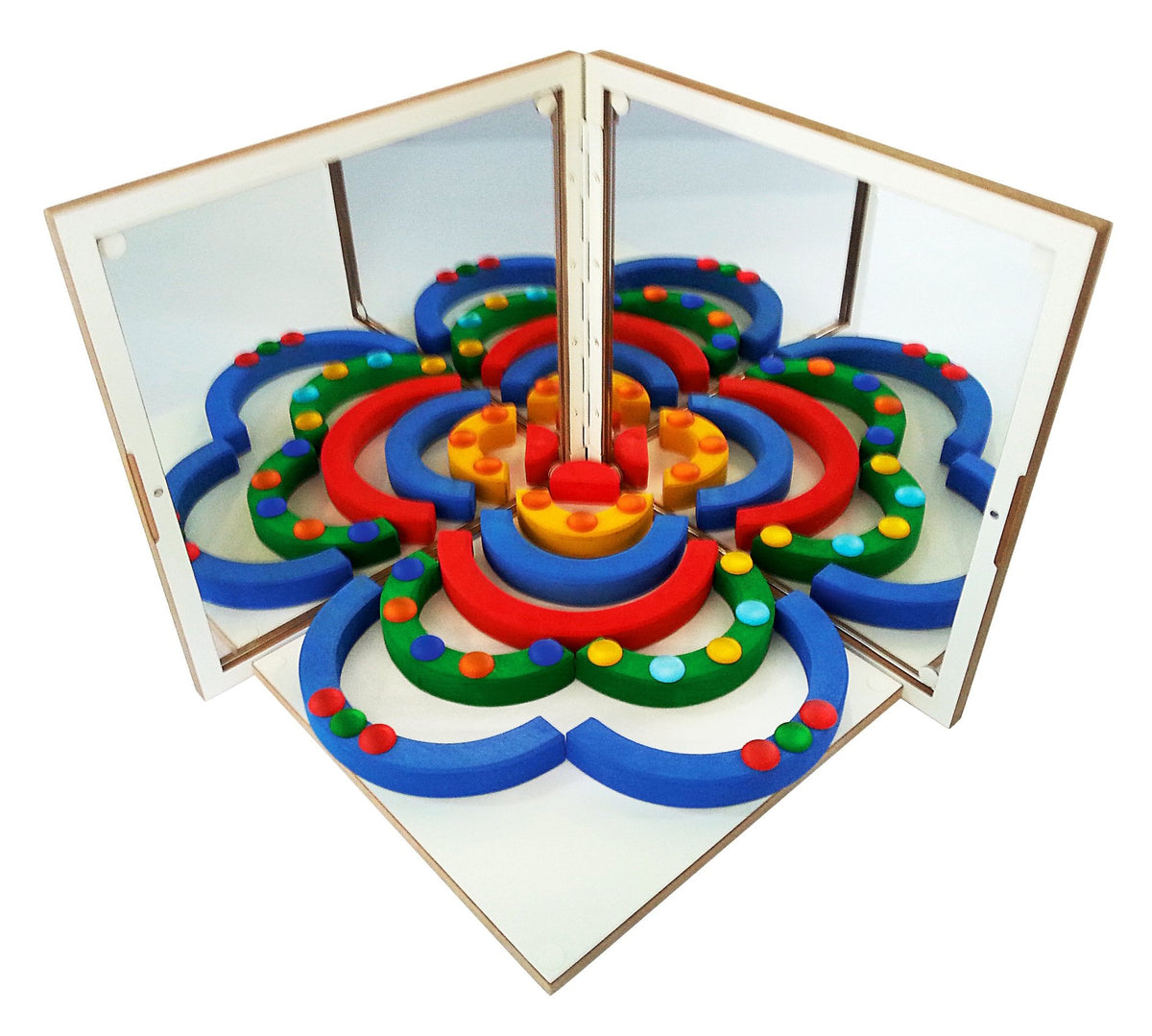 Bauspiel Mirror Case set - 153 pieces - Honeybee Toys - Honeybee Toys