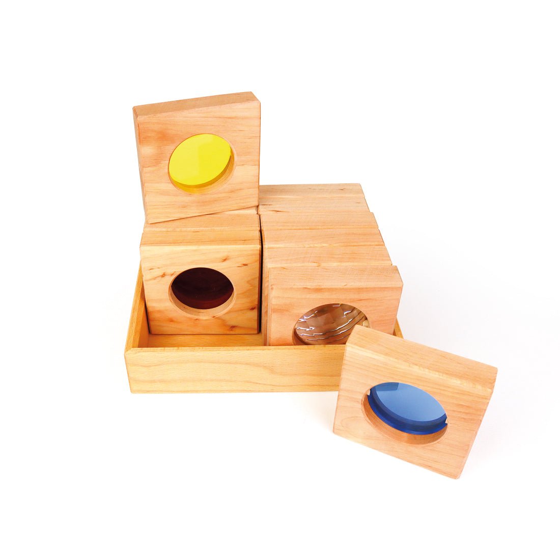 Bauspiel Optical Blocks 12 pcs - vendor-unknown - Honeybee Toys