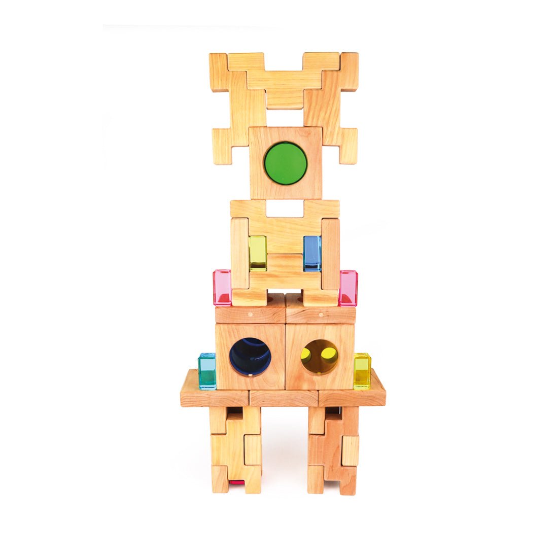 Bauspiel Optical Blocks 12 pcs - vendor-unknown - Honeybee Toys