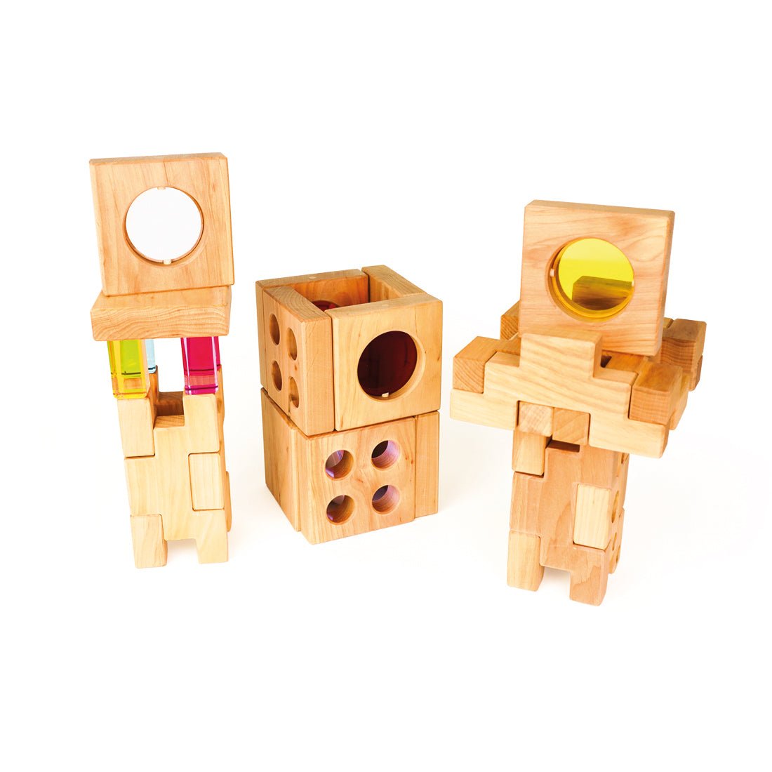 Bauspiel Optical Blocks 12 pcs - vendor-unknown - Honeybee Toys