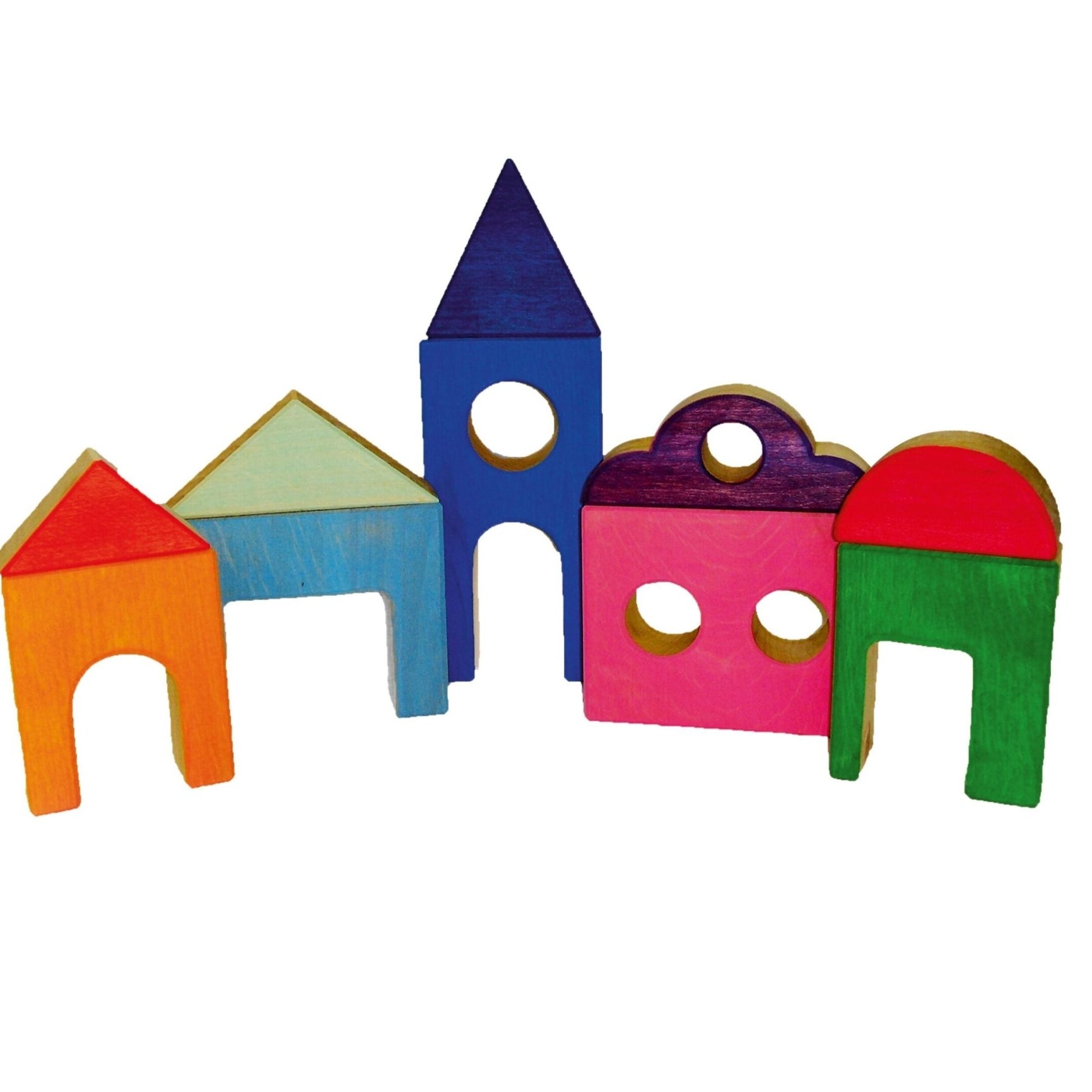 Bauspiel Play Village 10 Parts - vendor-unknown - Honeybee Toys