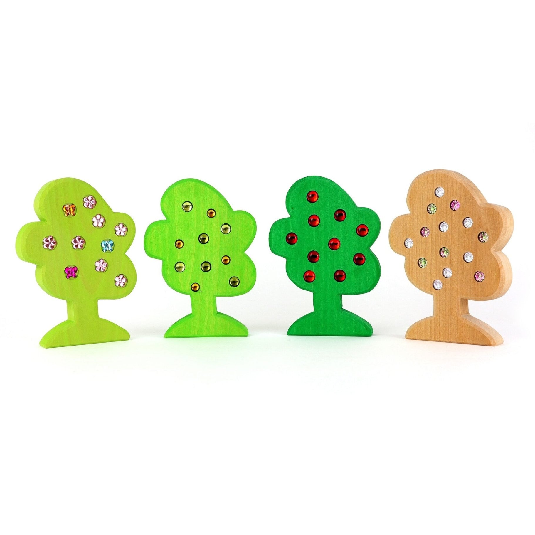Bauspiel Season Trees Set of 4 - vendor-unknown - Honeybee Toys