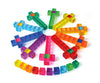 Bauspiel Translucent Colour Blocks in Wooden Tray - vendor-unknown - Honeybee Toys