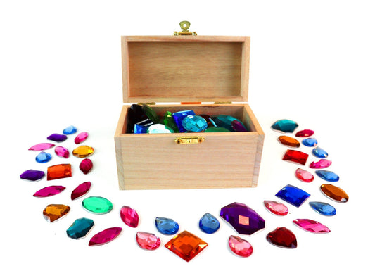 Bauspiel Treasure Chest with Sparkling Treasure - vendor-unknown - Honeybee Toys