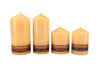 Beeswax Pillar Candle 100 x 64 - vendor-unknown - Honeybee Toys