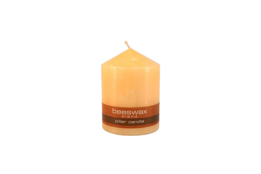 Beeswax Pillar Candle 100 x 74 - vendor-unknown - Honeybee Toys