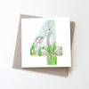 Birthday Card 4 Rabbits - vendor-unknown - Honeybee Toys