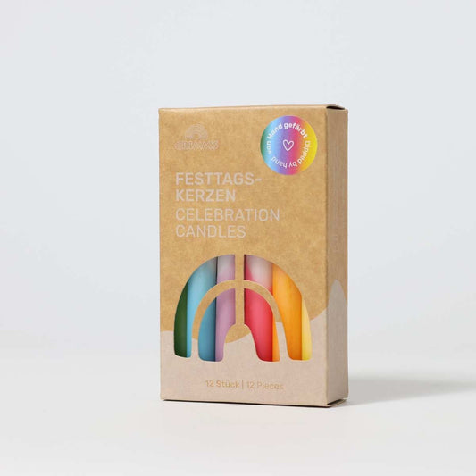 Candles Dip Dye Rainbow - vendor-unknown - Honeybee Toys