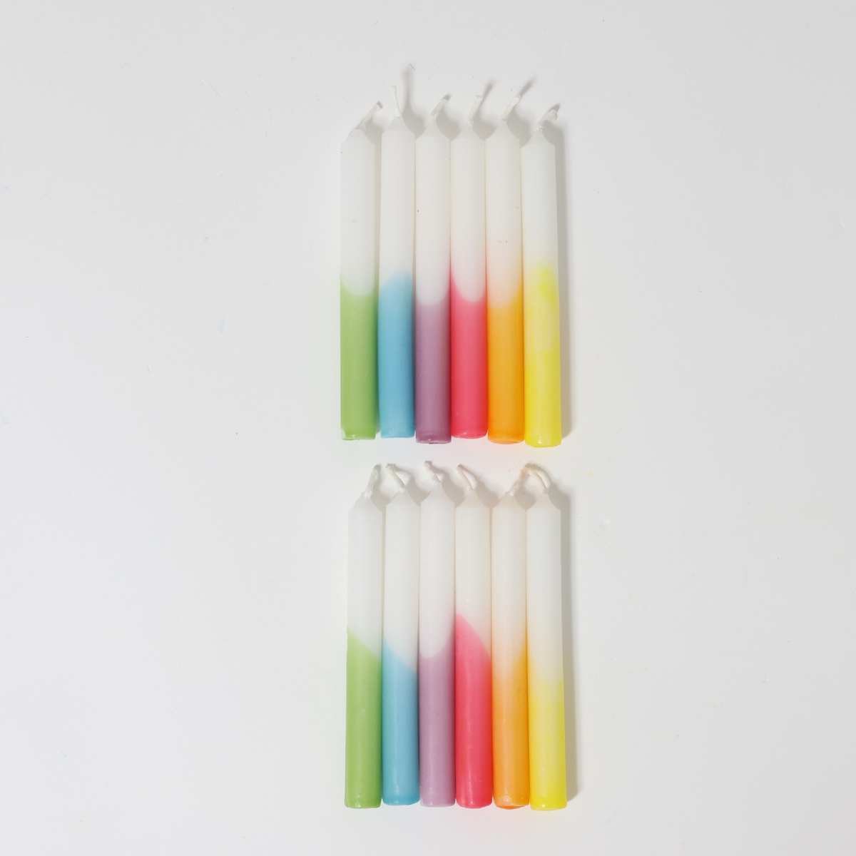 Candles Dip Dye Rainbow - vendor-unknown - Honeybee Toys
