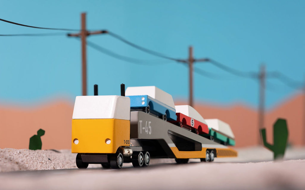 Candylab Magnetic Car Transporter - vendor-unknown - Honeybee Toys