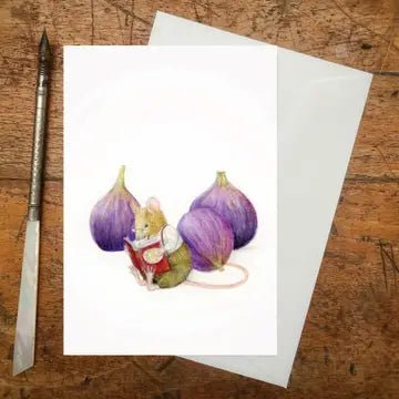 Card A7 Fig Mouse - Honeybee Toys - Honeybee Toys