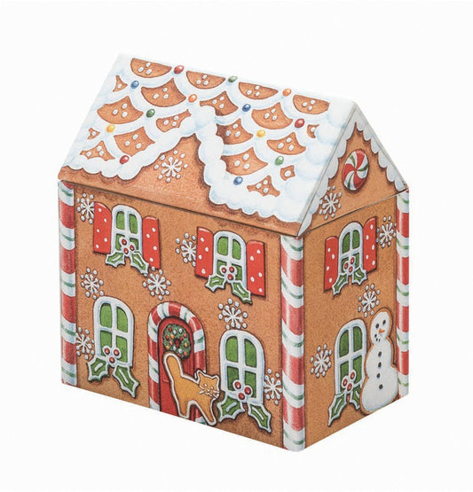 Christmas Gingerbread House Tin - vendor-unknown - Honeybee Toys