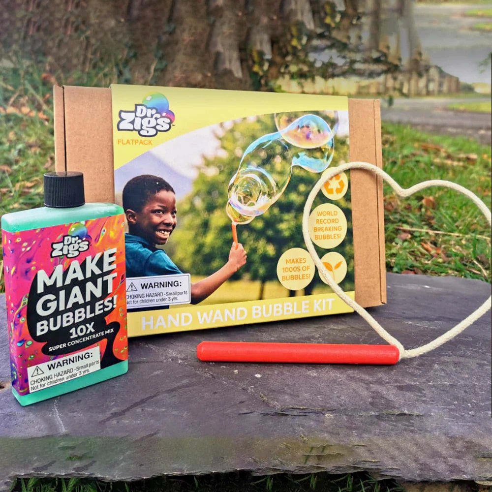 Dr Zigs Flatpack HAND WAND Bubble Kit - vendor-unknown - Honeybee Toys