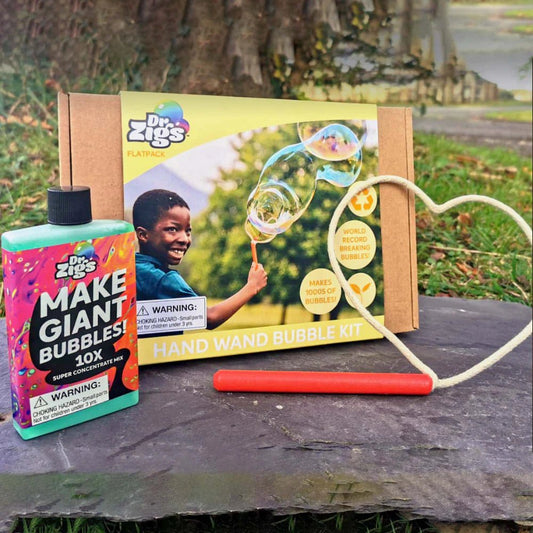 Dr Zigs Flatpack HAND WAND Bubble Kit - vendor-unknown - Honeybee Toys
