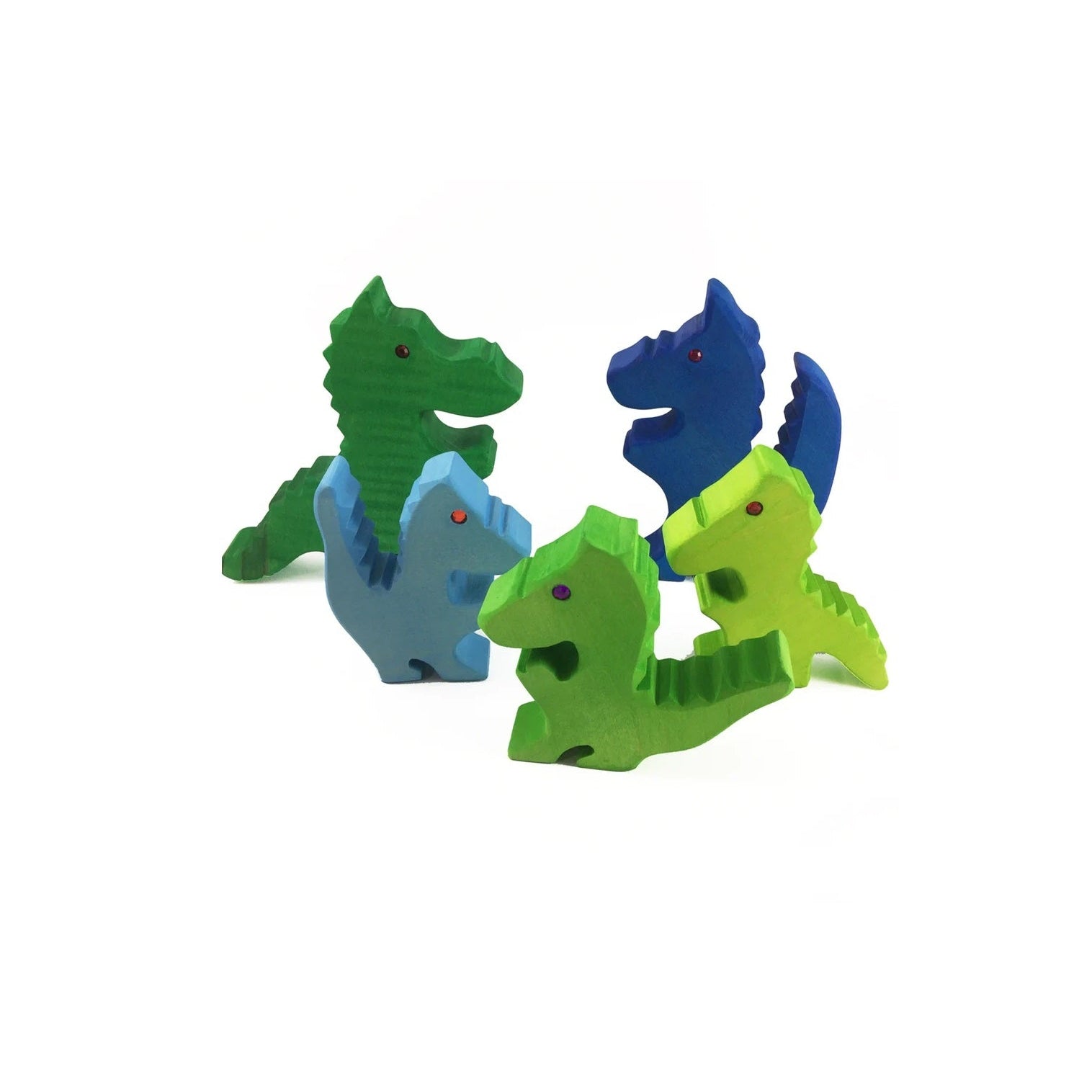 Dragon family Azzurro 5 parts - vendor-unknown - Honeybee Toys
