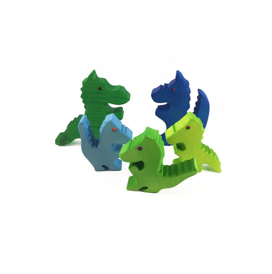 Dragon family Azzurro 5 parts - vendor-unknown - Honeybee Toys