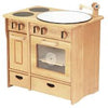 Drewart Cooker and Sink Combo, Natural - vendor-unknown - Honeybee Toys