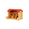 Drewart Cow Shed Red Roof - vendor-unknown - Honeybee Toys