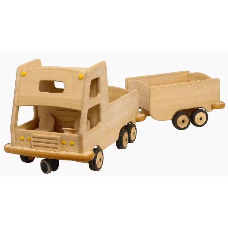Drewart Truck with Trailer - vendor-unknown - Honeybee Toys