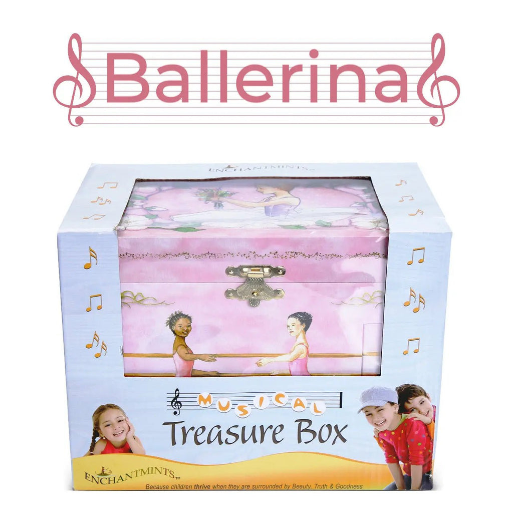Enchantmints Black Ballerina Music Box - vendor-unknown - Honeybee Toys