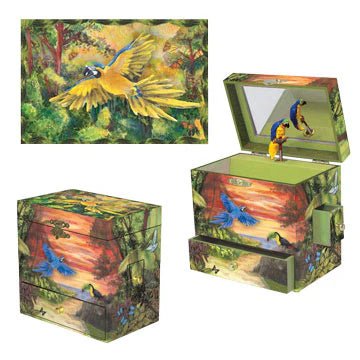 Enchantmints Music Box Fanciful Feathers - vendor-unknown - Honeybee Toys