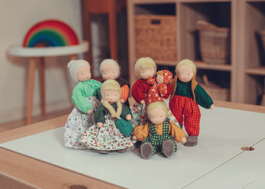 Evi Doll Family with Blonde Hair - vendor-unknown - Honeybee Toys