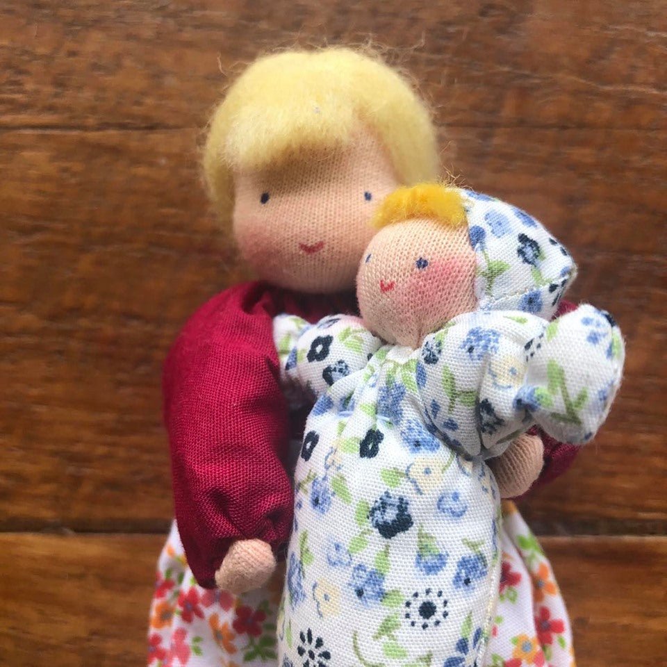 Evi Doll Family with Blonde Hair - vendor-unknown - Honeybee Toys