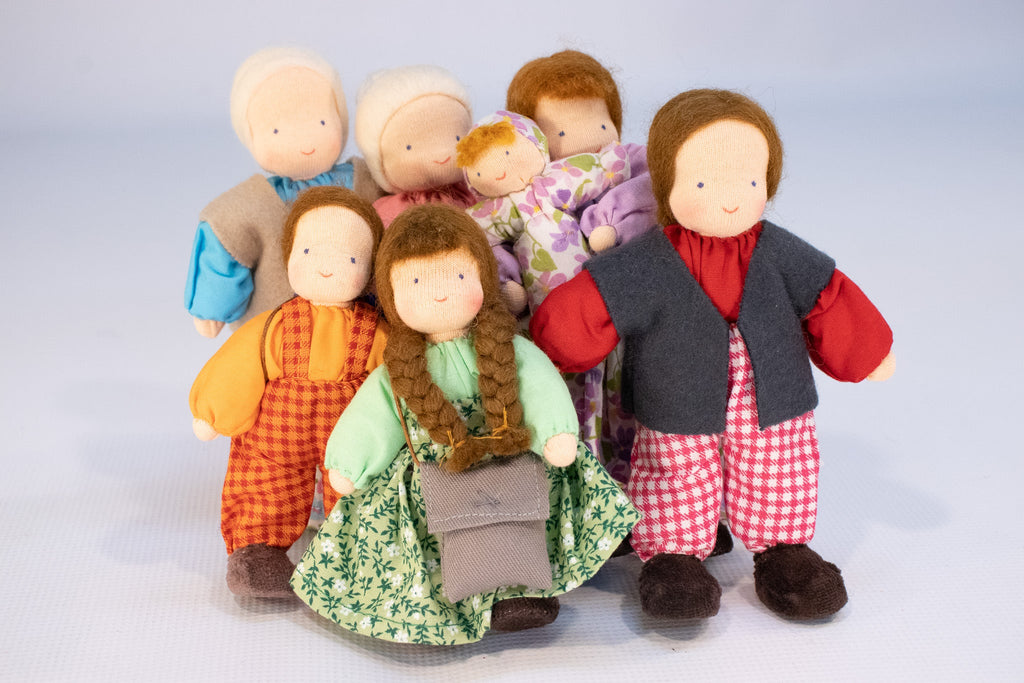 Evi Doll Family with red hair - vendor-unknown - Honeybee Toys