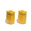 Fagus Garbage Cans Yellow - vendor-unknown - Honeybee Toys