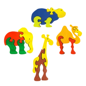 Fauna Mini Puzzle Zoo - vendor-unknown - Honeybee Toys