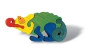 Fauna Puzzle Chameleon - vendor-unknown - Honeybee Toys