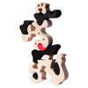 Fauna Puzzle Cow Black & White - vendor-unknown - Honeybee Toys