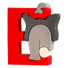 Fauna Puzzle E - Elephant - vendor-unknown - Honeybee Toys