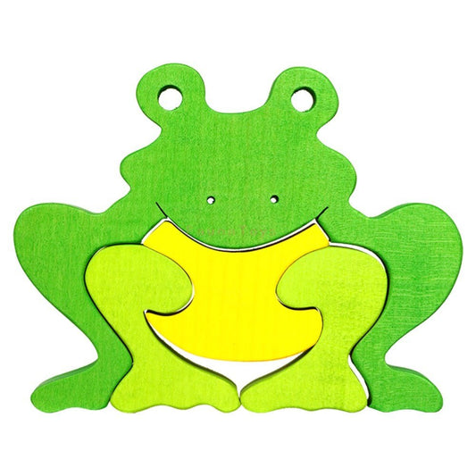 Fauna Puzzle Frog - vendor-unknown - Honeybee Toys