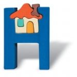 Fauna Puzzle H - House - vendor-unknown - Honeybee Toys
