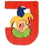 Fauna Puzzle J - Joker - vendor-unknown - Honeybee Toys