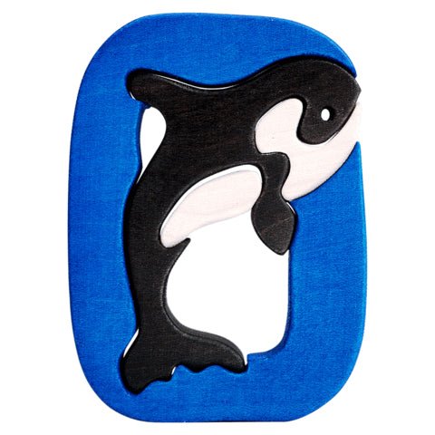 Fauna Puzzle O- Orca - vendor-unknown - Honeybee Toys