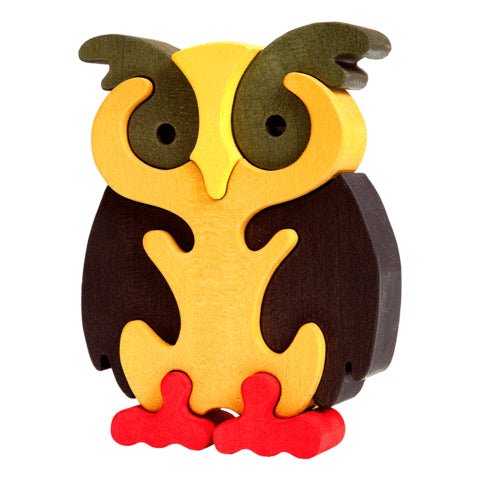 Fauna Puzzle Owl - vendor-unknown - Honeybee Toys