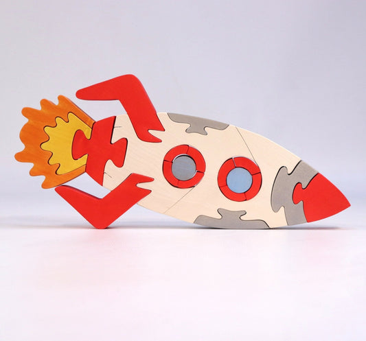 Fauna Puzzle Rocket - vendor-unknown - Honeybee Toys