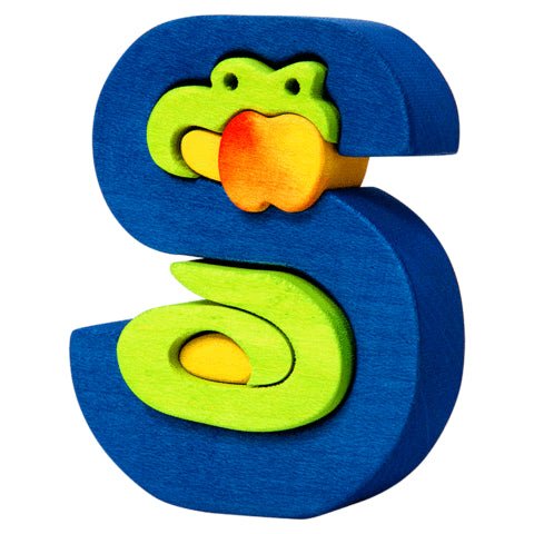 Fauna Puzzle S - Snake - vendor-unknown - Honeybee Toys