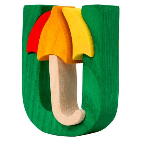 Fauna Puzzle U - Umbrella - vendor-unknown - Honeybee Toys