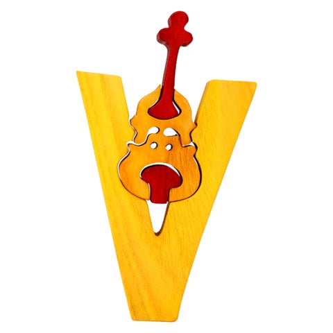 Fauna Puzzle V - Violin - vendor-unknown - Honeybee Toys